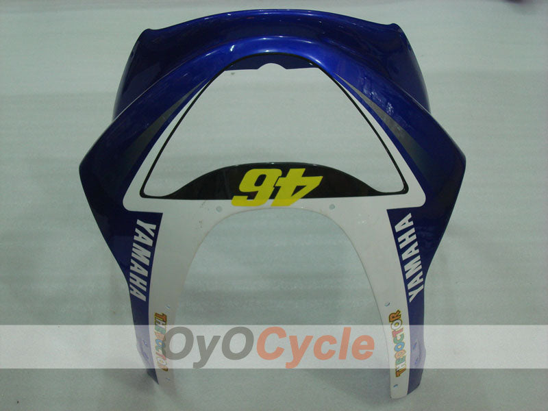 Kit de carenado por inyección para 97-07 YZF600R - Azul, Blanco - FIAT #OYO87906424