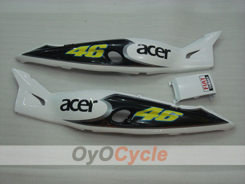 Kit de carenado por inyección para 97-07 YZF600R - Azul, Blanco - FIAT #OYO87906424