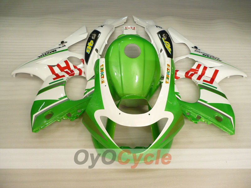 Kit de carenado por inyección para YZF600R 97-07 - Verde, Blanco - FIAT #OYO87906427 Imagen secundaria del producto