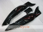 Kit de carenado por inyección para YZF600R 97-07 - Rojo, Negro - Llama #OYO87906428