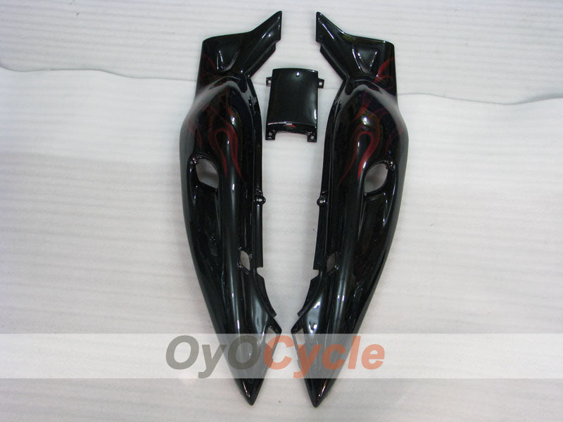 Kit de carenado por inyección para YZF600R 97-07 - Rojo, Negro - Llama #OYO87906428