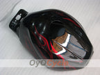 Kit de carenado por inyección para YZF600R 97-07 - Rojo, Negro - Llama #OYO87906428