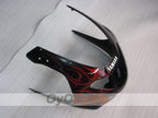 Kit de carenado por inyección para YZF600R 97-07 - Rojo, Negro - Llama #OYO87906428