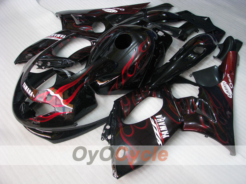 Kit de carenado por inyección para YZF600R 97-07 - Rojo, Negro - Llama #OYO87906428 Imagen principal del producto