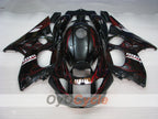 Kit de carenado por inyección para YZF600R 97-07 - Rojo, Negro - Llama #OYO87906428