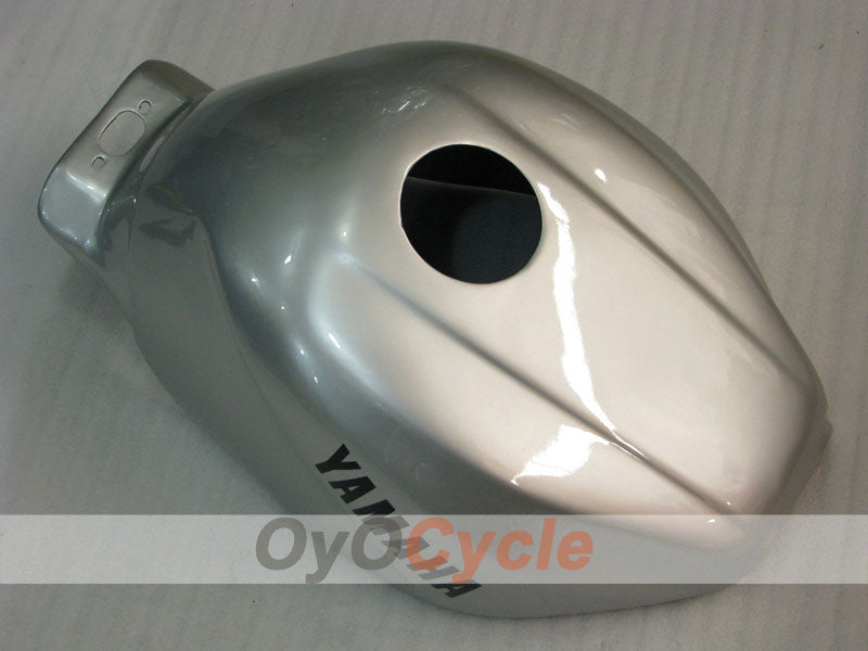 Kit de carenado por inyección para YZF600R 97-07 - Amarillo, Plata - Estilo de fábrica #OYO87906429