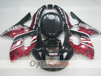 Carenado de inyección para 97-07 YZF600R - Color Vino Tinto, Negro - Estilo de Fábrica #OYO87906431