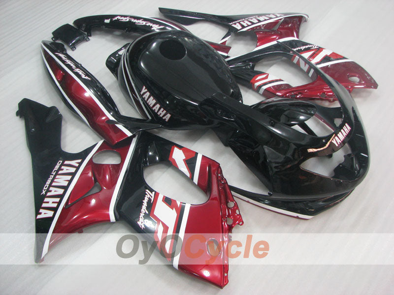 Carenado de inyección para 97-07 YZF600R - Color Vino Tinto, Negro - Estilo de Fábrica #OYO87906431 Imagen principal del producto