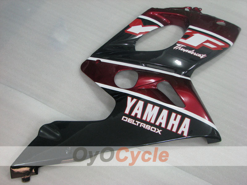 Carenado de inyección para 97-07 YZF600R - Color Vino Tinto, Negro - Estilo de Fábrica #OYO87906431