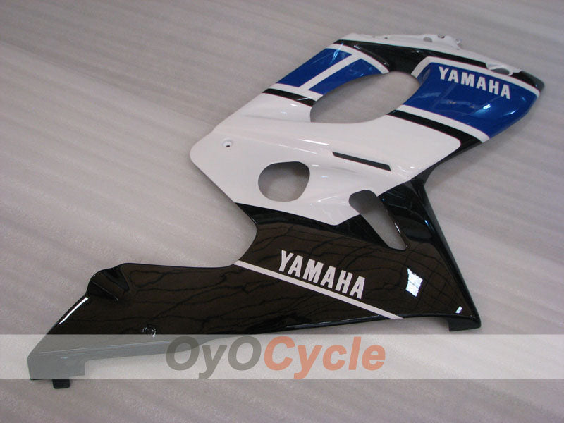 Kit de carenado de inyección para YZF600R 97-07 - Azul, Blanco - Estilo de fábrica #OYO87906432
