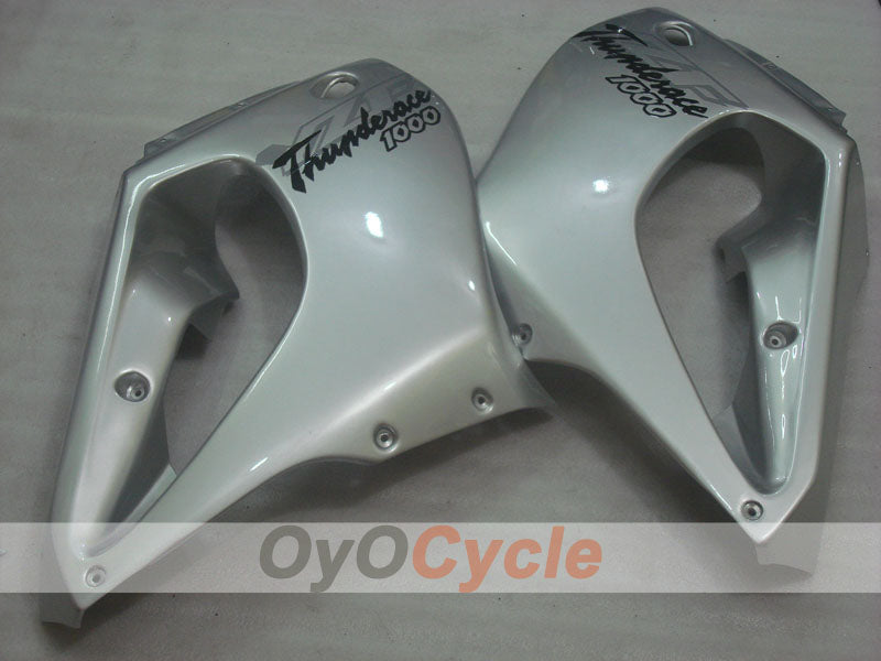 Kit de carenado para YZF1000R 97-07 - Negro, Plata - Estilo de fábrica #OYO87906435