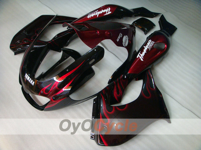 Kit de carenado para YZF1000R 97-07 - Rojo, Negro - Llama #OYO87906436 Imagen principal del producto