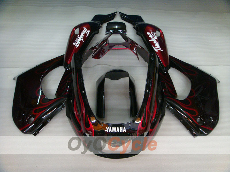 Kit de carenado para YZF1000R 97-07 - Rojo, Negro - Llama #OYO87906436 Imagen secundaria del producto