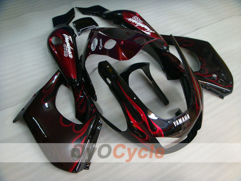 Kit de carenado para YZF1000R 97-07 - Rojo, Negro - Llama #OYO87906436