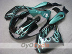 Kit de carenado para YZF1000R 97-07 - Cian, Negro - Llama #OYO87906449