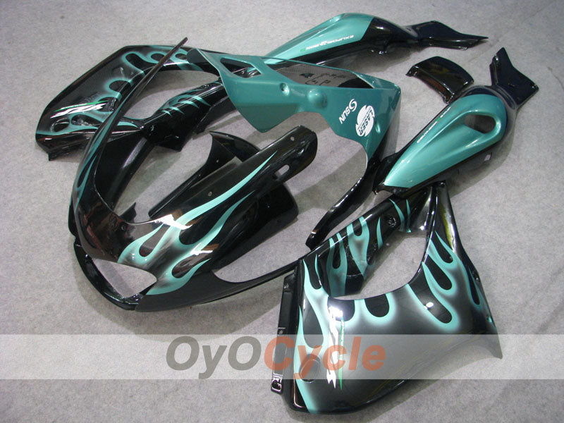 Kit de carenado para YZF1000R 97-07 - Cian, Negro - Llama #OYO87906449