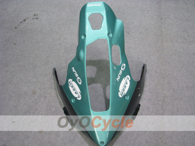 Kit de carenado para YZF1000R 97-07 - Cian, Negro - Llama #OYO87906449