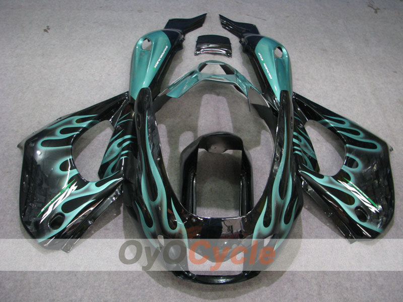 Kit de carenado para YZF1000R 97-07 - Cian, Negro - Llama #OYO87906449 Imagen secundaria del producto