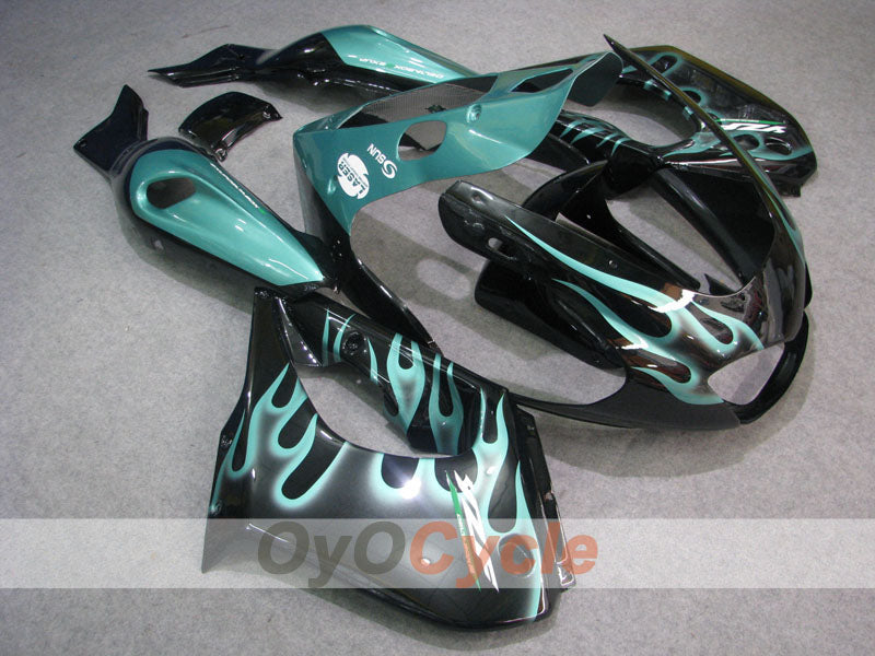 Kit de carenado para YZF1000R 97-07 - Cian, Negro - Llama #OYO87906449