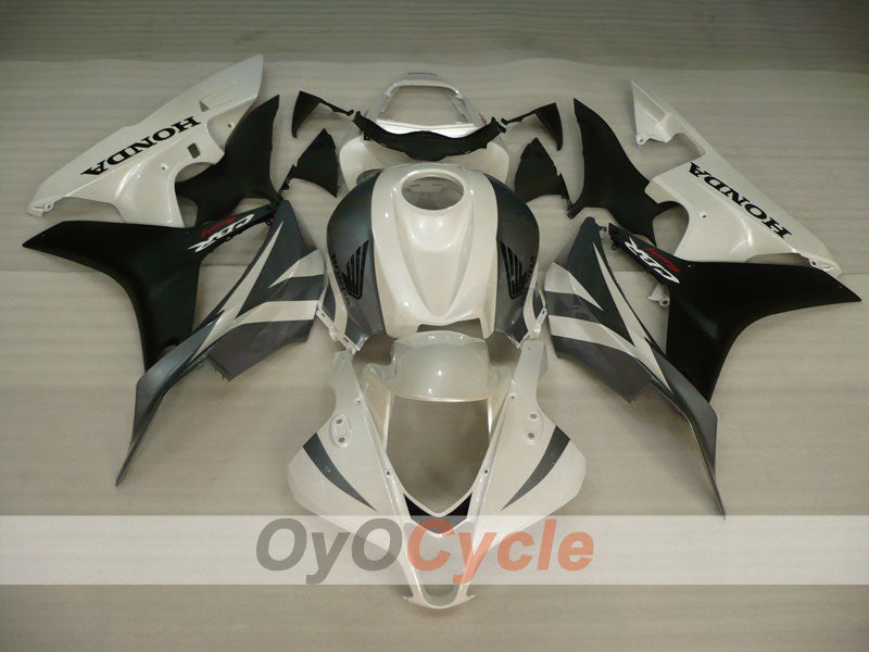 Carenado de inyección para CBR600RR 07-08 - Blanco, Negro - Estilo de fábrica #OYO87900389