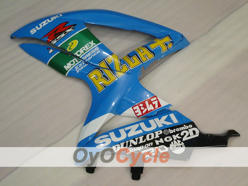 Kit de carenado de inyección para GSX R600 08-10 - Azul, Negro - Rizla+ #OYO87901673