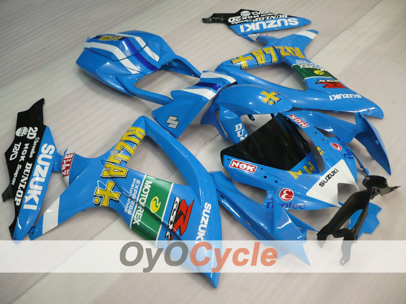 Kit de carenado de inyección para GSX R600 08-10 - Azul, Negro - Rizla+ #OYO87901673 Imagen principal del producto
