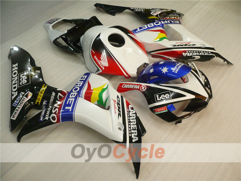 Kit de carenado por inyección para CBR1000RR 06-07 - Blanco, Negro - Lee #OYO87900615