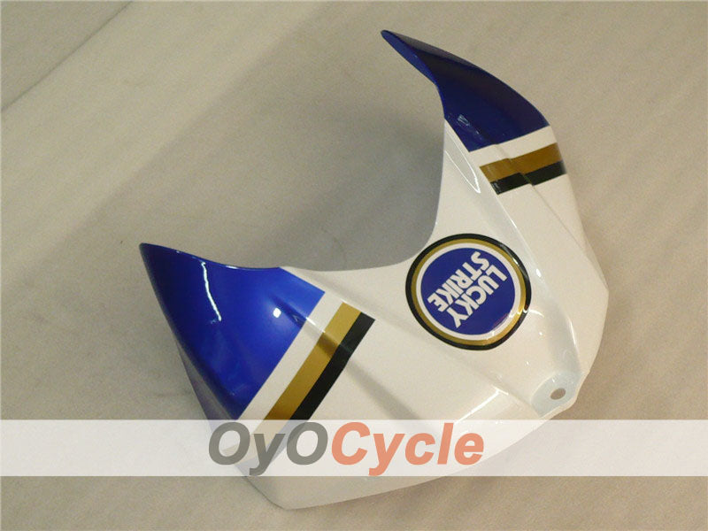 Kit de carenado de inyección para GSX R1000 07-08 - Azul, Blanco - Lucky Strike, MOTUL #OYO87902104