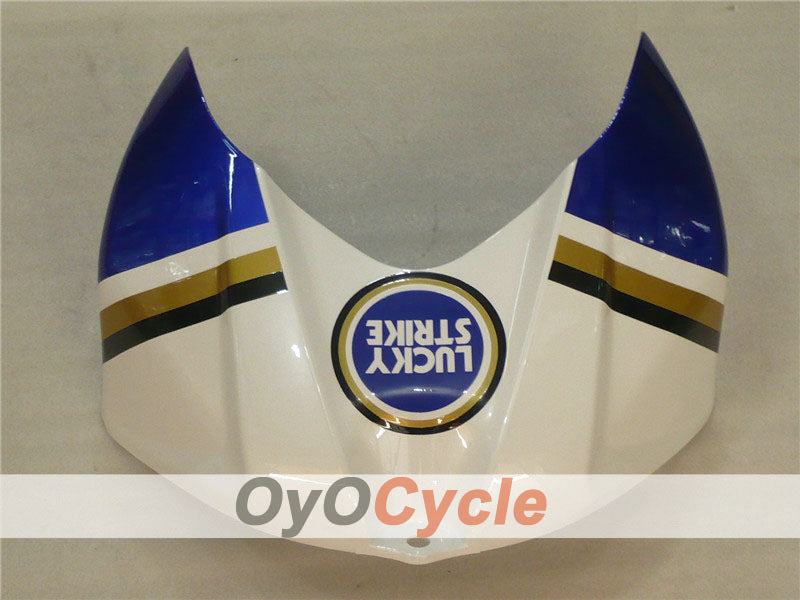 Kit de carenado de inyección para GSX R1000 07-08 - Azul, Blanco - Lucky Strike, MOTUL #OYO87902104