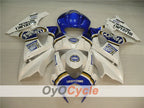 Kit de carenado de inyección para GSX R1000 07-08 - Azul, Blanco - Lucky Strike, MOTUL #OYO87902104