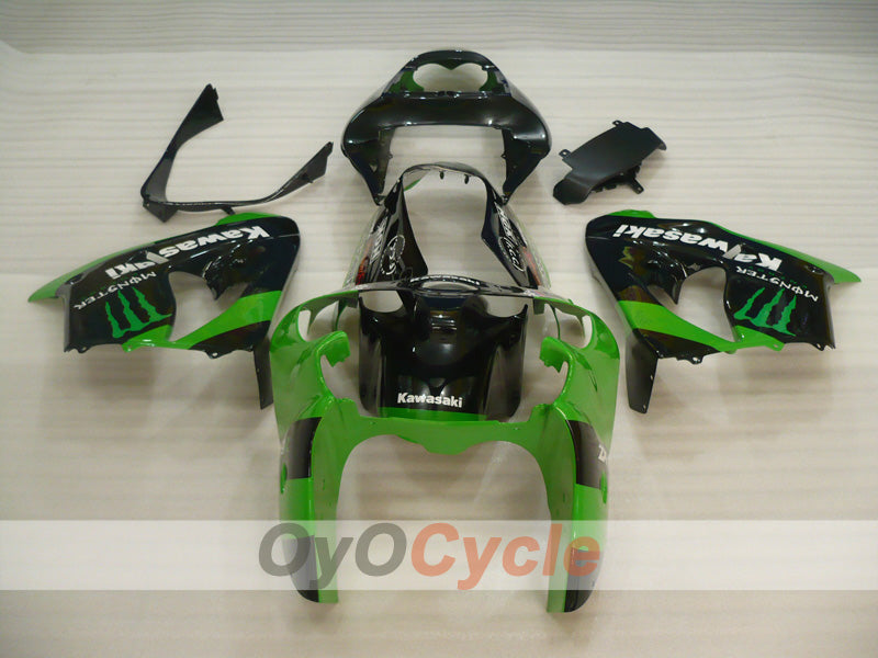 Kit de carenado para NINJA ZX-9R 02-03 - Verde, Negro - Monster #OYO87903051 Imagen secundaria del producto