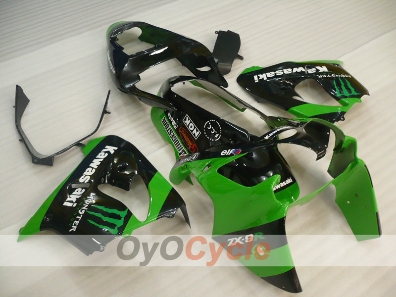 Kit de carenado para NINJA ZX-9R 02-03 - Verde, Negro - Monster #OYO87903051 Imagen principal del producto