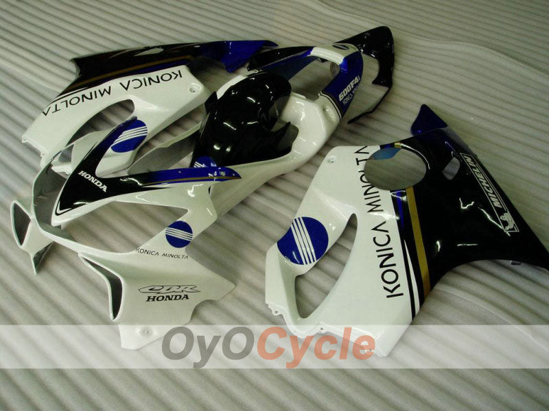 Kit de carenado de inyección para CBR600F4i 01-03 - Blanco, Negro - Konica Minolta, MICHELIN #OYO87900160 Imagen principal del producto