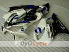 Kit de carenado de inyección para CBR600F4i 01-03 - Blanco, Negro - Konica Minolta, MICHELIN #OYO87900160