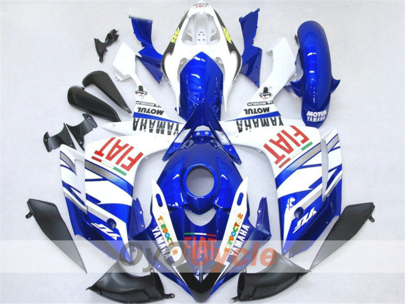 Carenado de inyección para YZF-R1 07-08 - Azul, Blanco - FIAT, MOTUL #OYO87900851 Imagen principal del producto