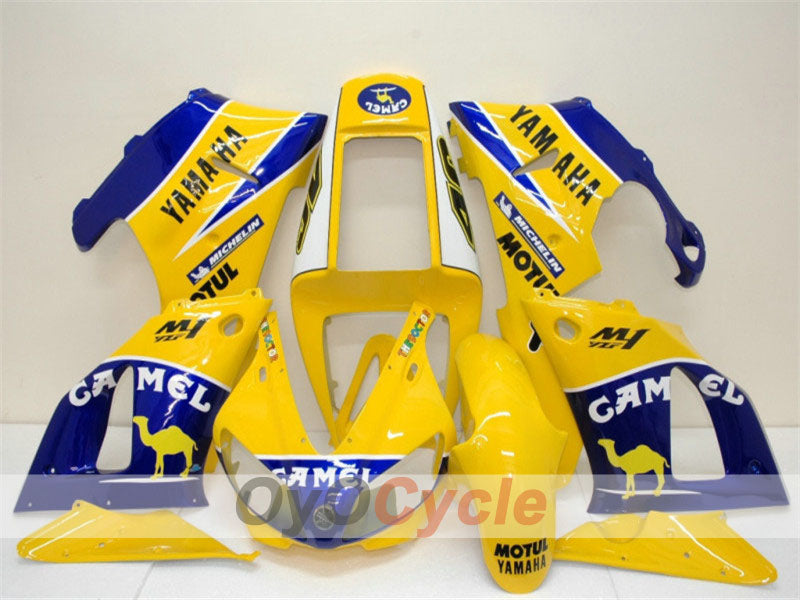 Kit de carenado por inyección para YZF-R1 98-99 - Amarillo, Azul - Camel, MOTUL #OYO87900734 Imagen principal del producto