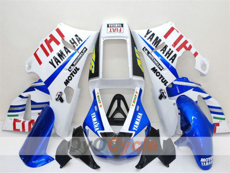 Kit de carenado por inyección para YZF-R1 98-99 - Azul, Blanco - FIAT #OYO87900735 Imagen principal del producto
