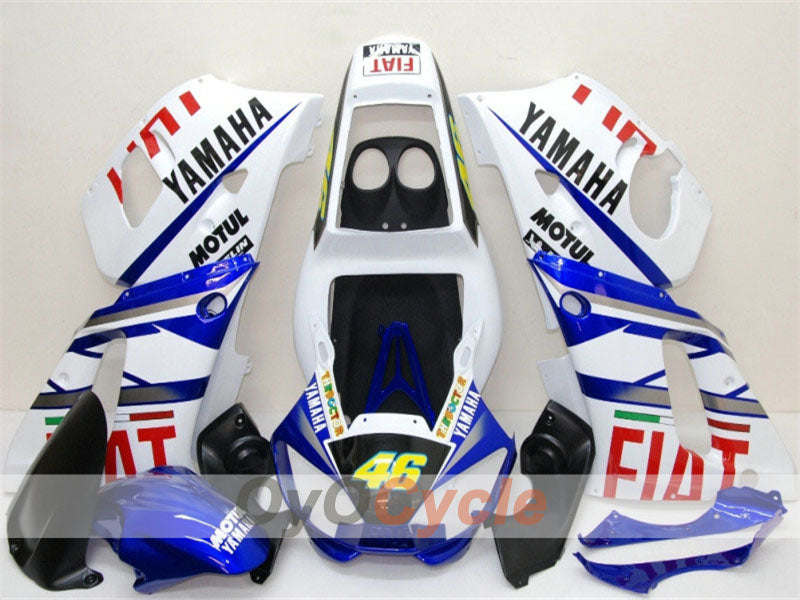 Kit de carenado por inyección para YZF-R6 98-02 - Azul, blanco - FIAT, MOTUL #OYO87900984 Imagen principal del producto