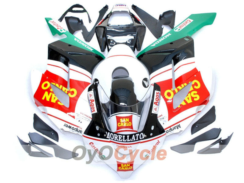Carenado por inyección para CBR1000RR 04-05 - Blanco, Negro - San Carlo #OYO87900545 Imagen principal del producto