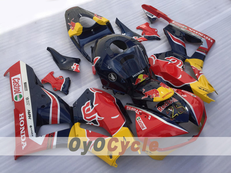 Carenado inyectado para CBR600RR 13-20 - Rojo, Azul - Red Bull #OYO87914578 Imagen secundaria del producto