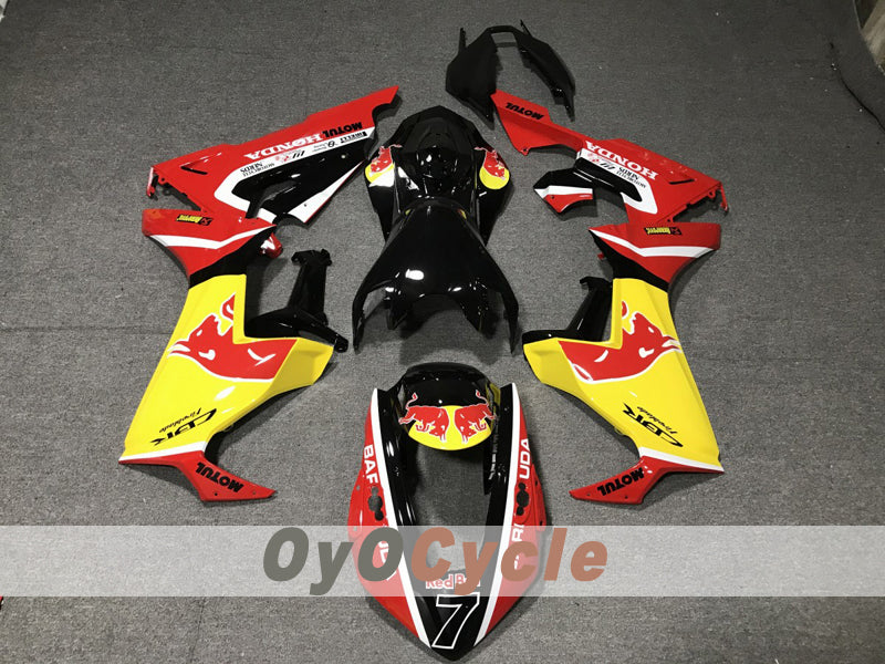 Kit de carenado de inyección para CBR1000RR 17-19 - Rojo - Red Bull #OYO87914587