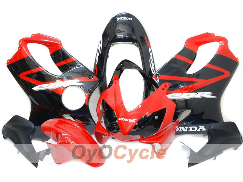 Kit de carenado por inyección para CBR600F4i 04-07 - Rojo, Negro - Estilo de fábrica #OYO87900207