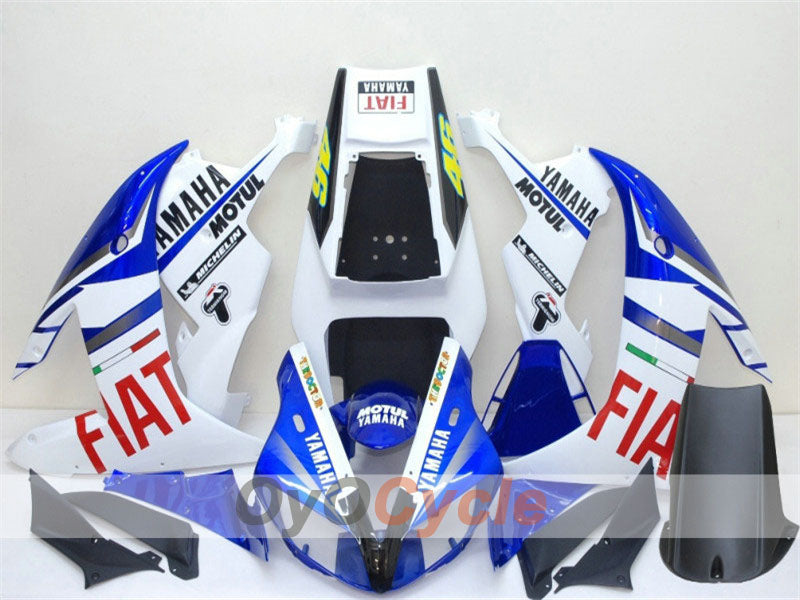 Kit de carenado de inyección para YZF-R1 02-03 - Azul, blanco - FIAT, MICHELIN, MOTUL #OYO87900790 Imagen principal del producto
