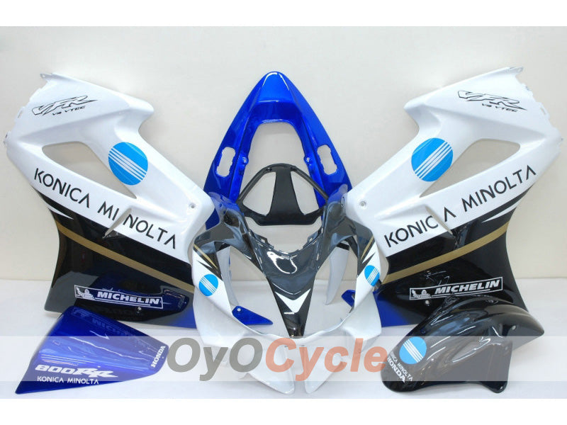Kit de carenado por inyección para VFR800 02-13 - Azul, Blanco - Konica Minolta #OYO87902821 Imagen principal del producto