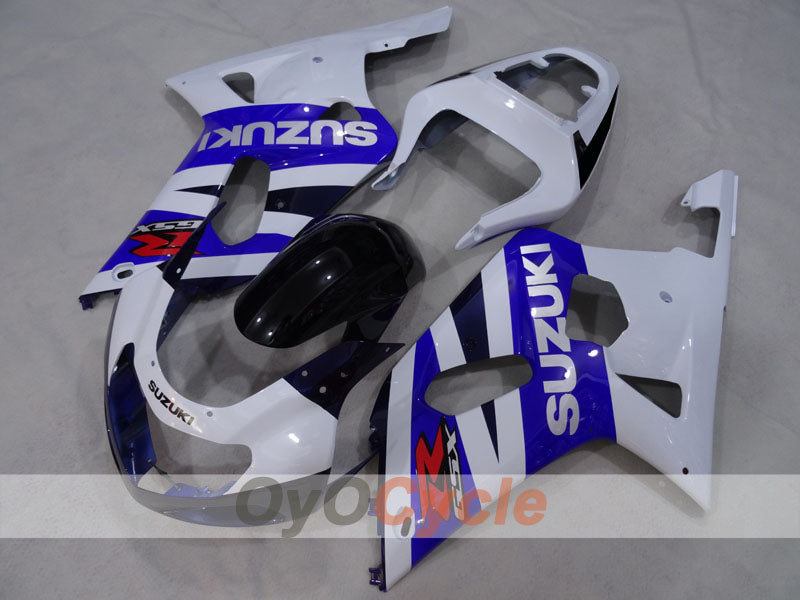 Carenado inyectado para GSX R600 01-03 - Blanco, Negro - Estilo de fábrica #OYO87905120 Imagen principal del producto
