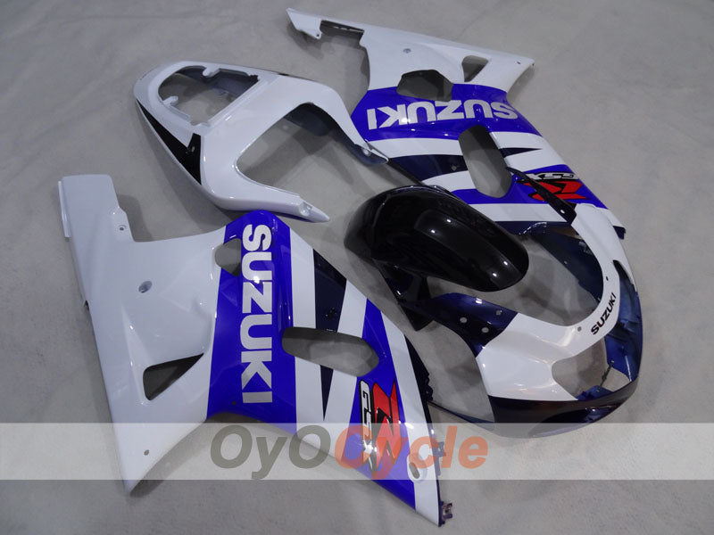 Carenado inyectado para GSX R600 01-03 - Blanco, Negro - Estilo de fábrica #OYO87905120 Imagen secundaria del producto