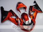 Kit de carenado por inyección para 01-03 GSX R600 - Naranja, Negro - Estilo de fábrica #OYO87901101