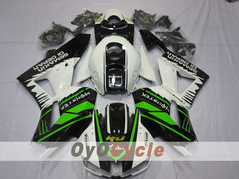 Kit de carenado por inyección para CBR600RR 13-20 - Verde, Blanco, Negro - Rossi #OYO87914568 Imagen principal del producto