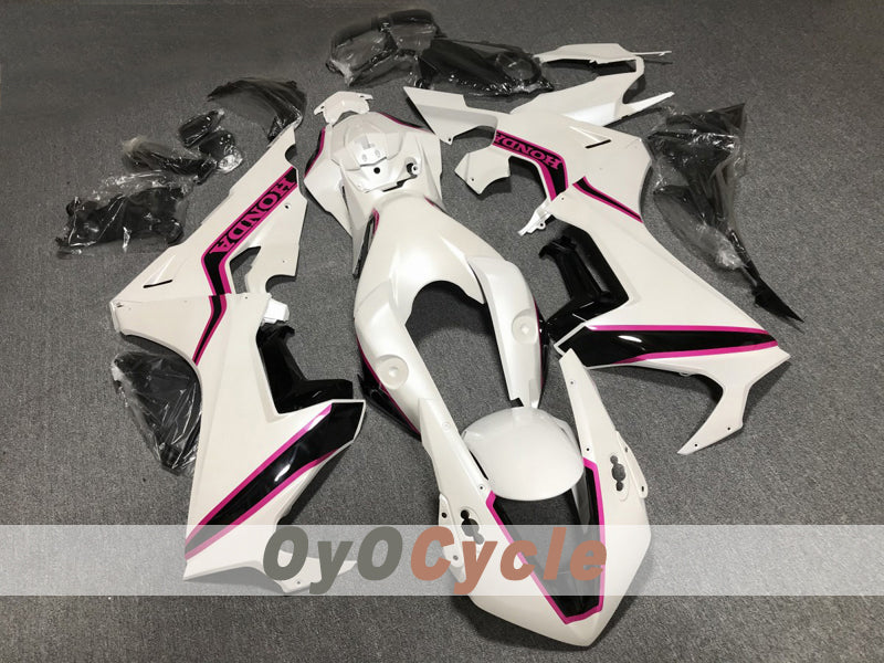 Carenado de inyección para CBR1000RR 17-19 - Blanco, Rosa - Estilo de fábrica #OYO87914591