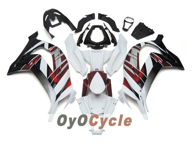 Kit de carenado por inyección para NINJA ZX-10R 16-20 - Rojo, Blanco, Plata - Estilo de fábrica #OYO87914605 Imagen principal del producto